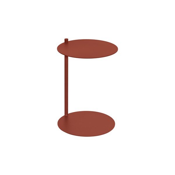 Oceľový okrúhly odkladací stolík 41x40 cm Ande – noo.ma