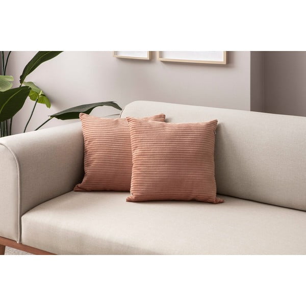 Menčestrové obliečky na vankúše v súprave 2 ks 43x43 cm – Mioli Decor-image-1