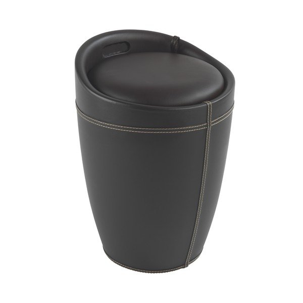 Hnedý kôš na bielizeň a taburetka v jednom Wenko Candy Look, 20 l-image-1