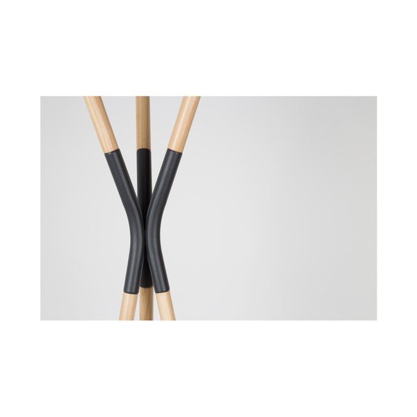 Drevený vešiak na kabáty so sivými detailmi Zuiver Pinnacle-image-3