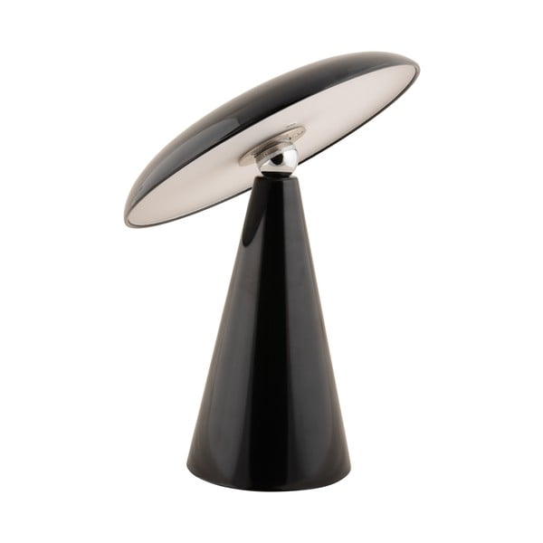 Čierna LED stmievateľná stolová lampa (výška 26 cm) Phoebe – Leitmotiv