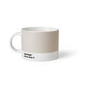 Biely/sivý keramický hrnček 475 ml Warm Gray 2 – Pantone