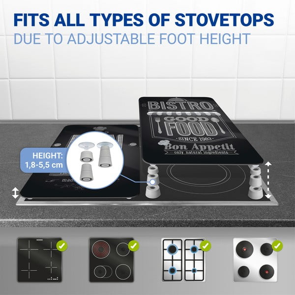 Sada 2 sklenených krytov na sporák Wenko Bon Appetit-image-4