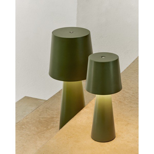 LED prenosné stmievateľné vonkajšie svietidlo na USB ø 10 cm Arenys – Kave Home-image-1