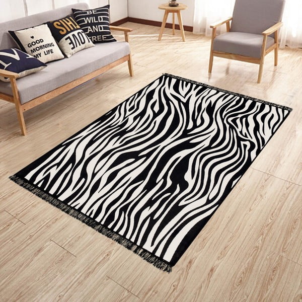 Obojstranný prateľný koberec Kate Louise Doube Sided Rug Zebra, 160 × 250 cm