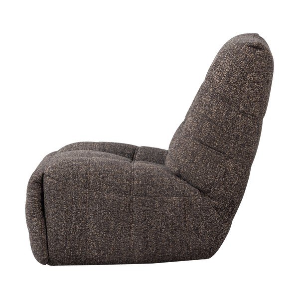 Antracitové polohovacie relaxačné kreslo Hein – WOOOD-image-4