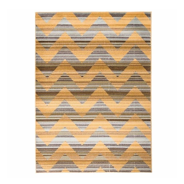 Hnedý vysokoodolný koberec Floorita Inspiration Harro, 140 × 195 cm