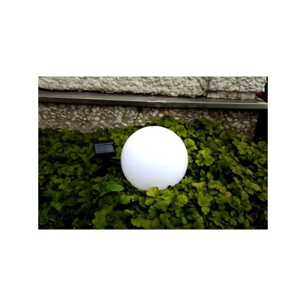 Záhradné solárne LED svietidlo Star Trading Globe Stick, ⌀ 20 cm