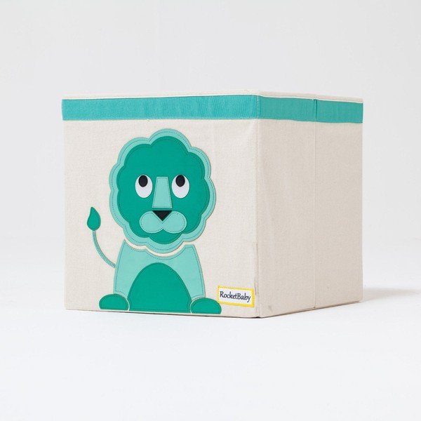 Látkový detský úložný box Eddy the Lion - Rocket Baby-image-4