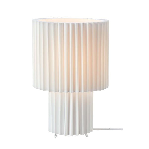Biela stolová lampa s textilným tienidlom (výška 32 cm) Catis – Markslöjd