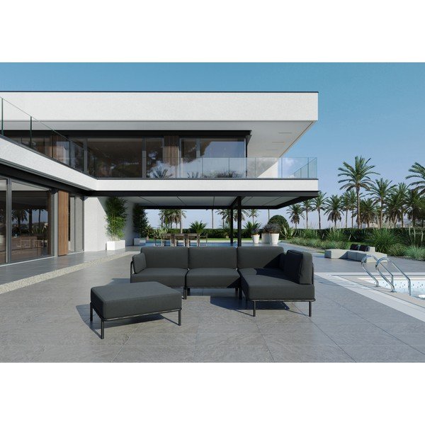 Tmavosivá záhradná modulárna pohovka 234 cm Salve – Sit Sit-image-4