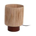 Stolová lampa v prírodnej farbe s tienidlom z papierového výpletu (výška 28,5 cm) Sheer – Leitmotiv