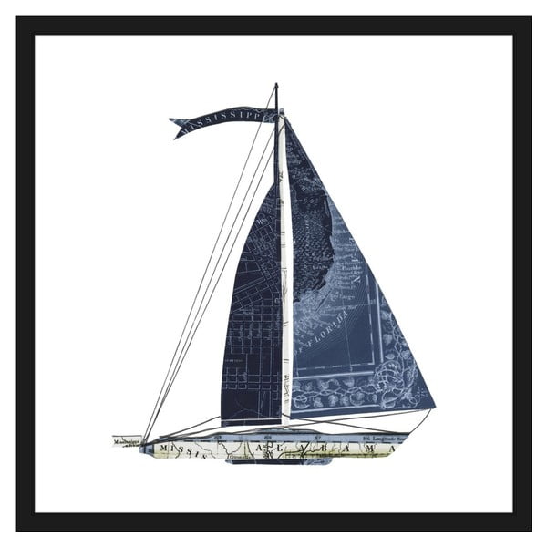 Obraz na plátne Marmont Hill Boaty, 41 × 41 cm