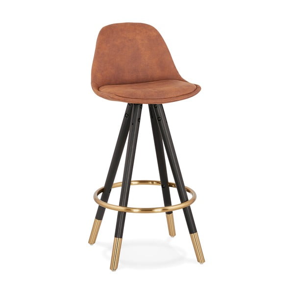 Hnedá barová stolička Kokoon Bruce Mini, výška sedenia 65 cm