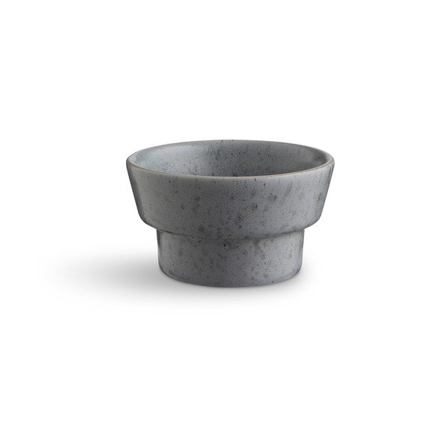 Sivý kameninový svietnik Kähler Design Ombria, ⌀ 9 cm