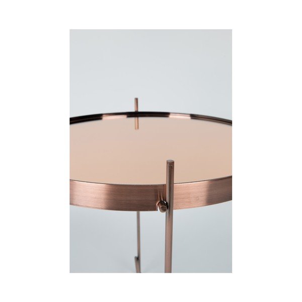 Odkladací stolík v medenej farbe Zuiver Cupid, ø 43 cm-image-4