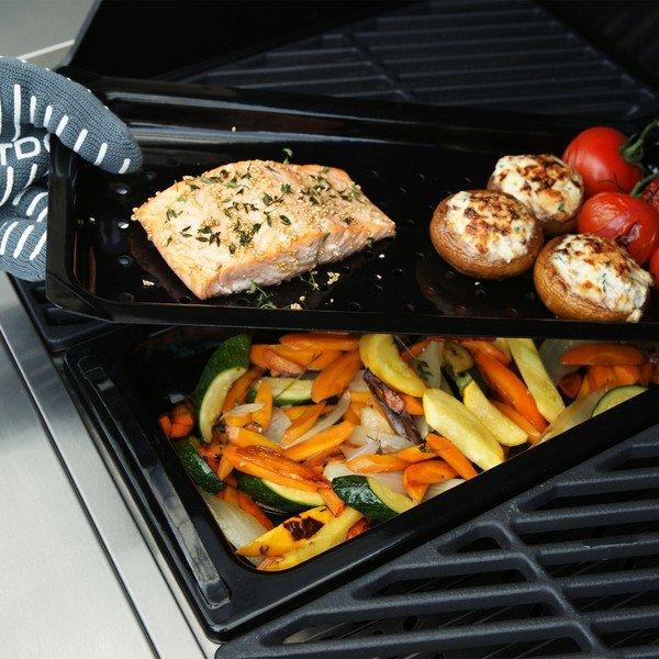 Grilovacie plechy v súprave Dualchef – Outdoorchef-image-1