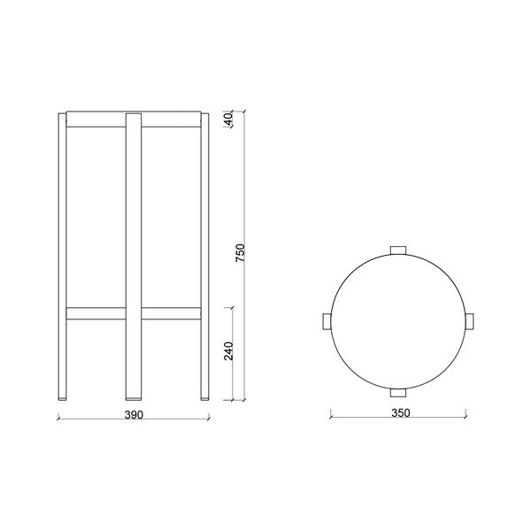 Svetlosivá oceľová barová stolička (výška sedadla 75 cm) Doon – noo.ma-image-4
