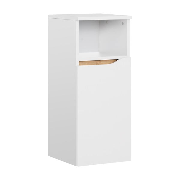 Biela vysoká závesná kúpeľňová skrinka 30x72 cm Set 857 – Pelipal