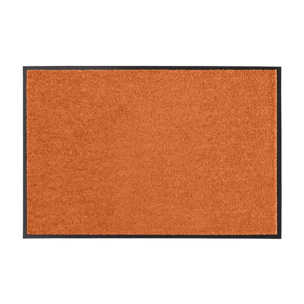 Oranžová rohožka Hansa Home Wash & Clean, 39 x 58 cm