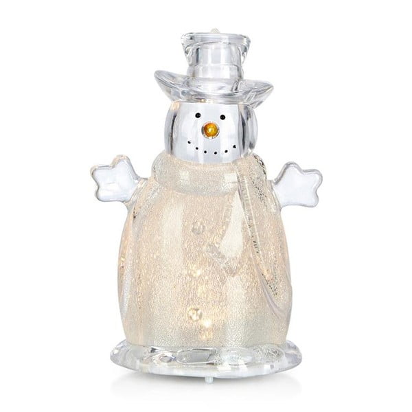 Svetelná LED dekorácia v tvare snehuliaka Markslöjd Frosty, výška 10 cm