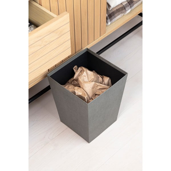 Sivý odpadkový kôš Sofia Canvas Paper Laminate – Bigso-image-2