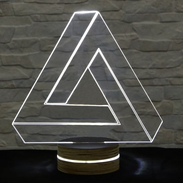 3D stolová lampa Triangle II