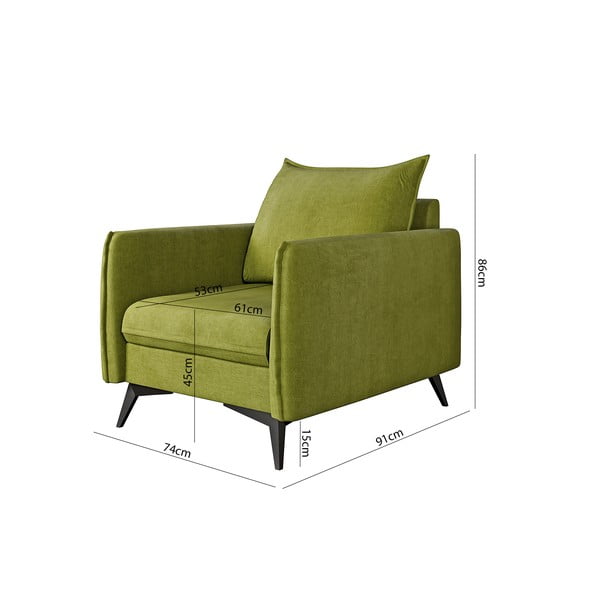 Zelené kreslo Juli Bis – Ropez-image-3