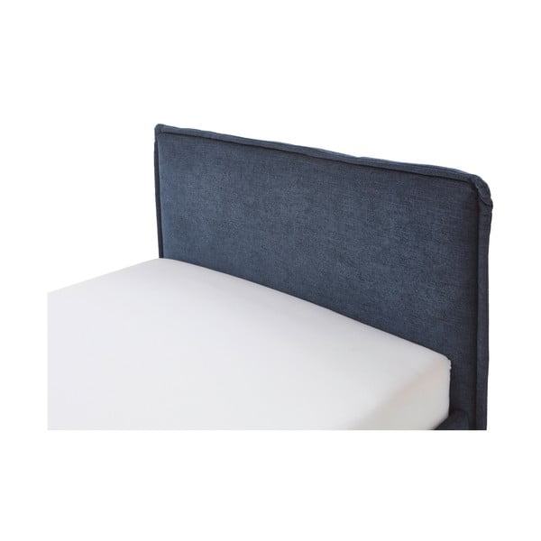 Tmavomodrá čalúnená detská posteľ s úložným priestorom s roštom 140x200 cm Fun – Meise Möbel-image-4