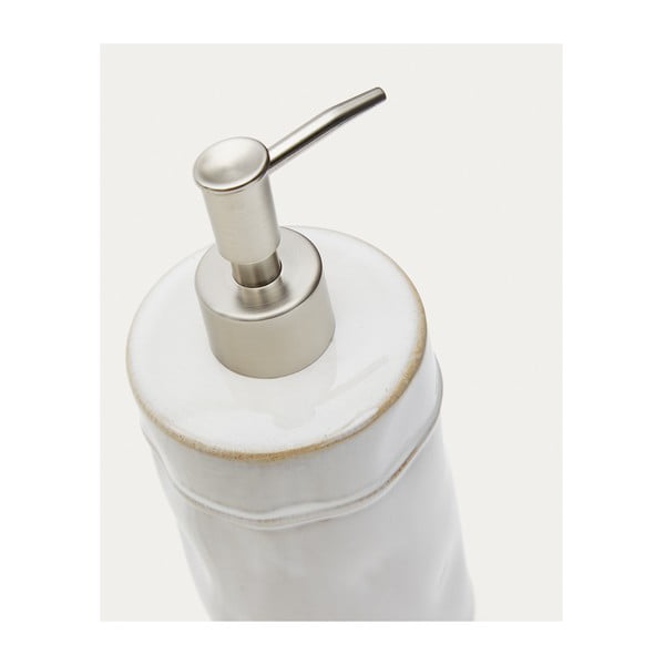 Krémový keramický dávkovač mydla 650 ml Savel – Kave Home-image-3