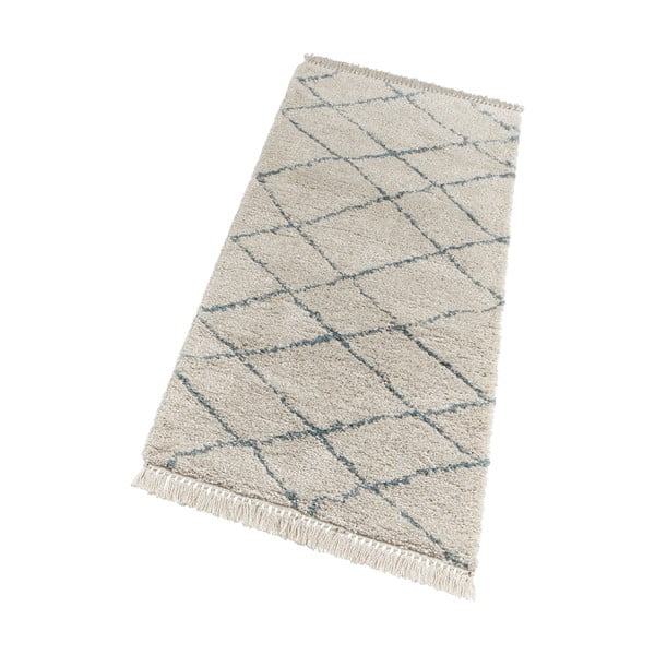 Sivý/krémovobiely koberec behúň 80x200 cm Bertha – Hanse Home