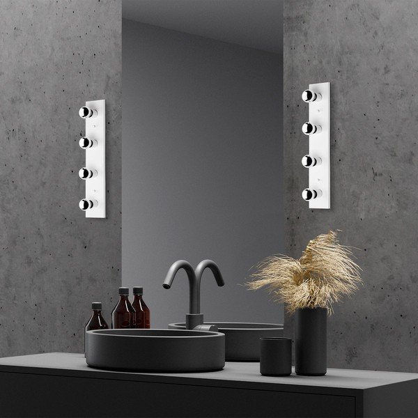 Biele nástenné svietidlo Mirro – Opviq lights-image-1