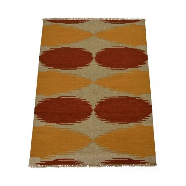 Vlnený koberec Kilim no. 80, 140x200 cm