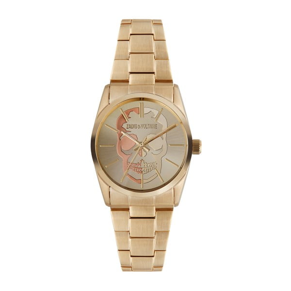 Unisex hodinky zlatej farby Zadig & Voltaire