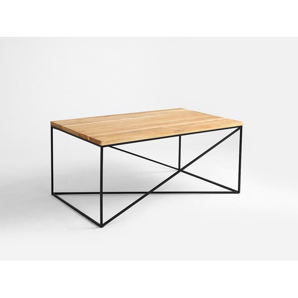 Konferenčný stolík v dekore dubového dreva CustomForm Memo, 100 x 60 cm-image-2