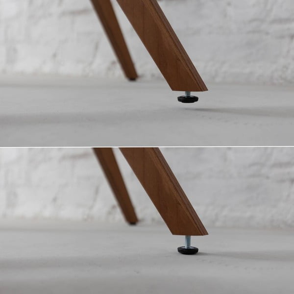 Okrúhly jedálenský stôl s doskou v dekore jaseňového dreva ø 70 cm Jubi – Ragaba-image-4