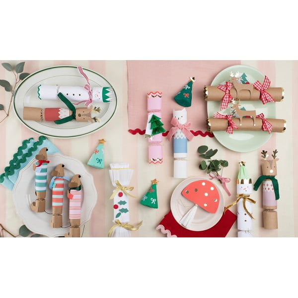 Vianočné crackery v súprave 6 ks Honeycomb  – Meri Meri-image-2