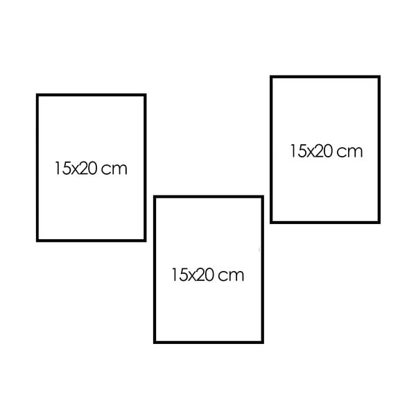 Súprava 3 obrazov Kate Louise Kid, 15 x 20 cm-image-1