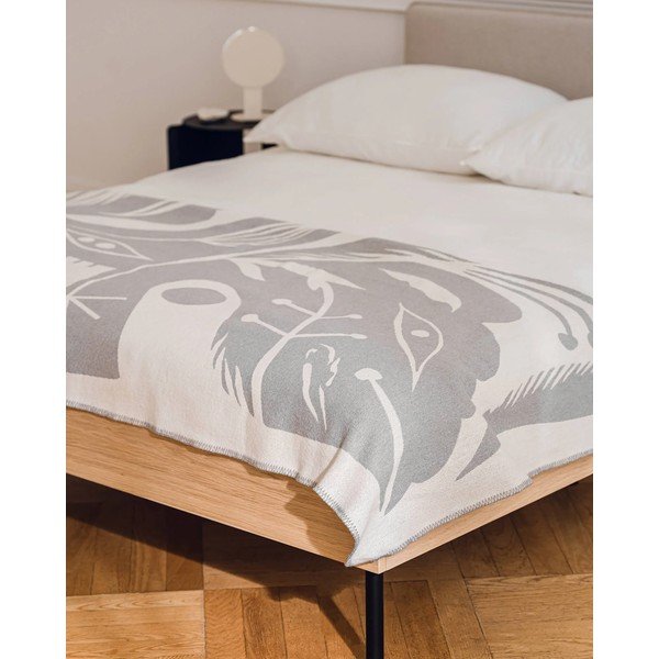 Svetlosivá deka 165x200 cm Lino – noo.ma-image-3