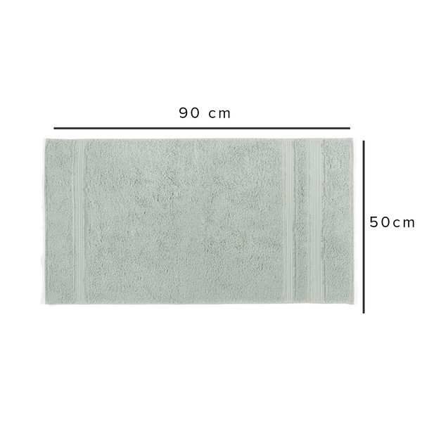 Bavlneno-bambusový uterák v mentolovozelenej farbe 50x90 cm London Hand – Foutastic-image-1