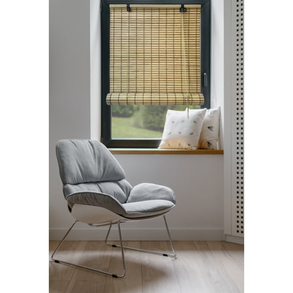 Bambusová roleta v prírodnej farbe 120x160 cm Java – Gardinia-image-1