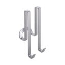 Závesný oceľový háčik v striebornej farbe Luxy – Metaltex