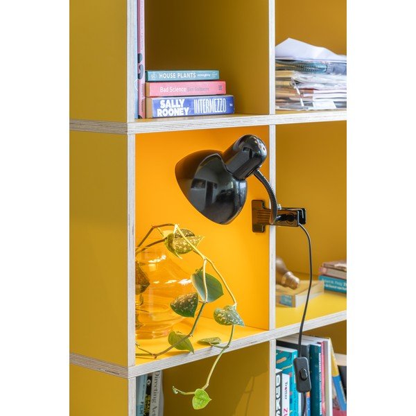 Čierna kovová stolová lampa (výška  33,5 cm) New Retro – Leitmotiv-image-1