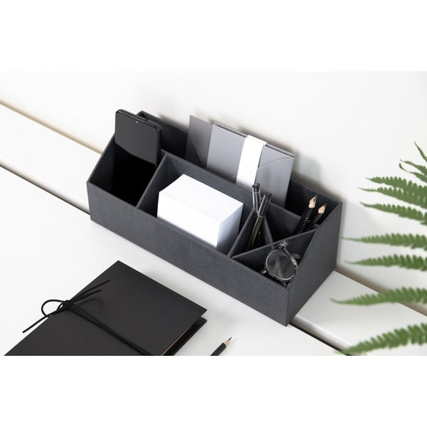 Kartónový organizér na písacie potreby Elisa Canvas Paper Laminate – Bigso-image-1