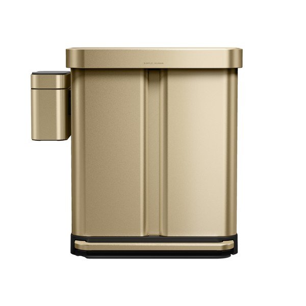 Nádoba na kompostovateľný odpad v matne zlatej farbe 4 l – simplehuman-image-4