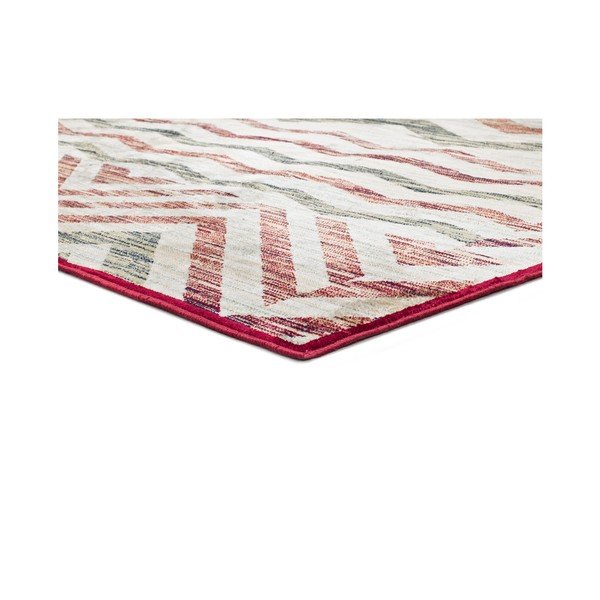 Béžový koberec z viskózy Universal Belga Zig Zag, 70 x 220 cm-image-1