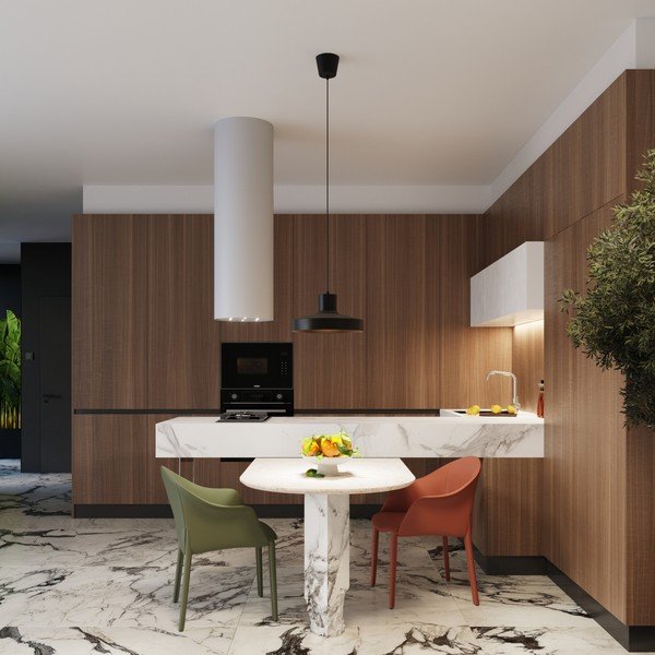 Čierne závesné svietidlo ø 35 cm Vito – Sollux-image-3