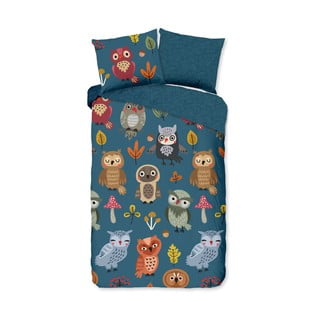 Detské bavlnené obliečky Good Morning Owls, 140 x 220 cm