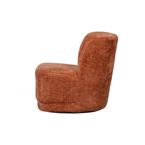 Oranžové zamatové kreslo Atty – WOOOD-image-3