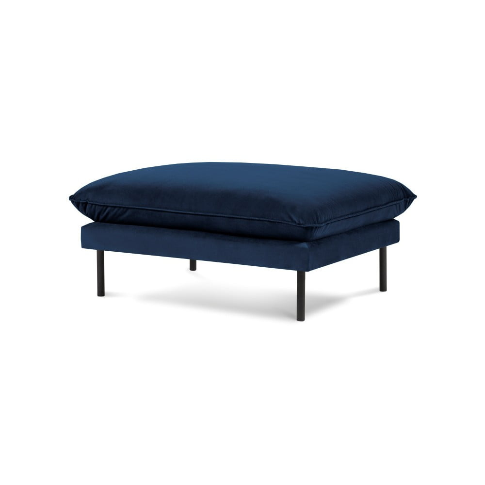 Modrá podnožka Cosmopolitan Design Vienna, 100 × 80 cm